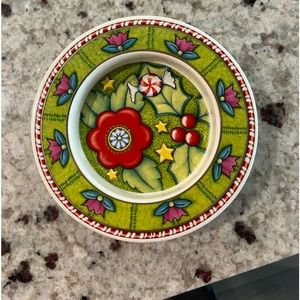 Mary Engelbreit-Holiday Candle Holder-Rare